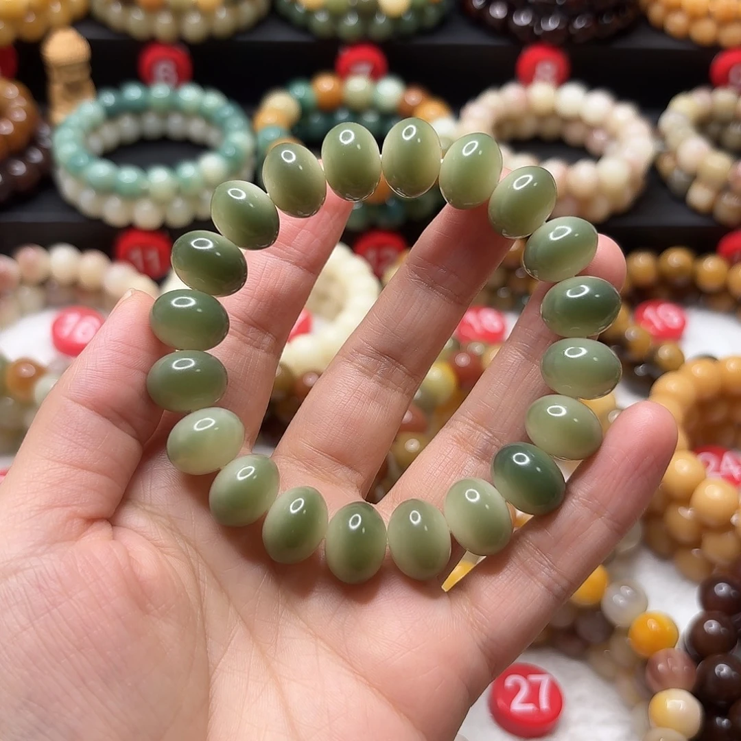 手串菩提根/象牙果算盘珠 已加备用珠