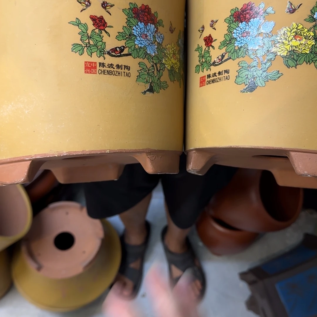 紫砂花盆口径17.13口径