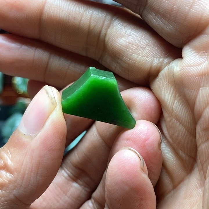 和田玉（碧玉）挂件未镶嵌阡**央