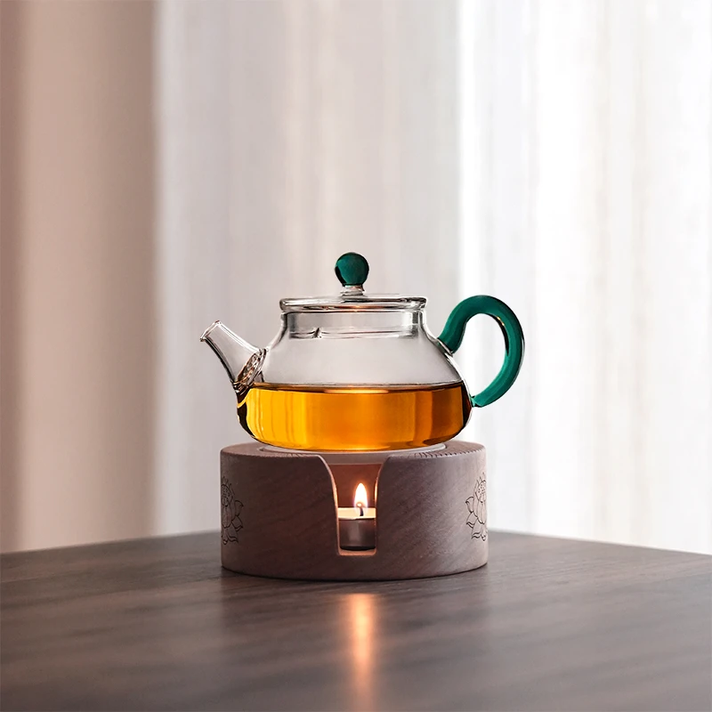匠灶堂200毫升手工高硼硅耐热玻璃泡茶石瓢壶