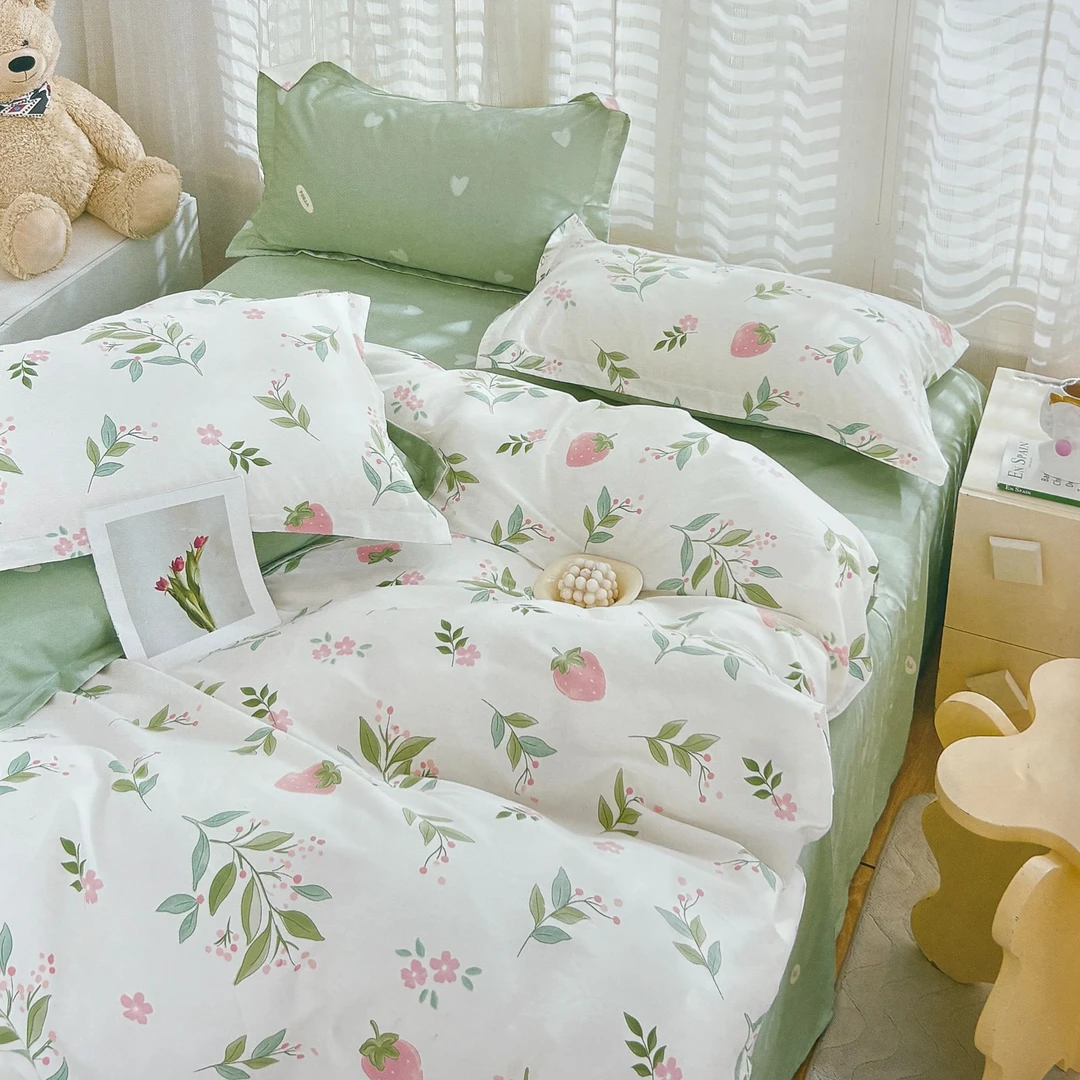 【董事长专属】纯棉精梳棉亲肤四季款四件套-青春色彩