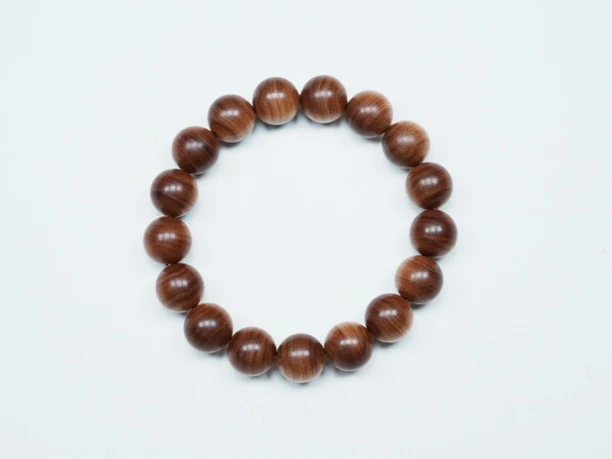 印度老山檀高油密沉水横纹红肉黑肉1.2手串男女通用手串