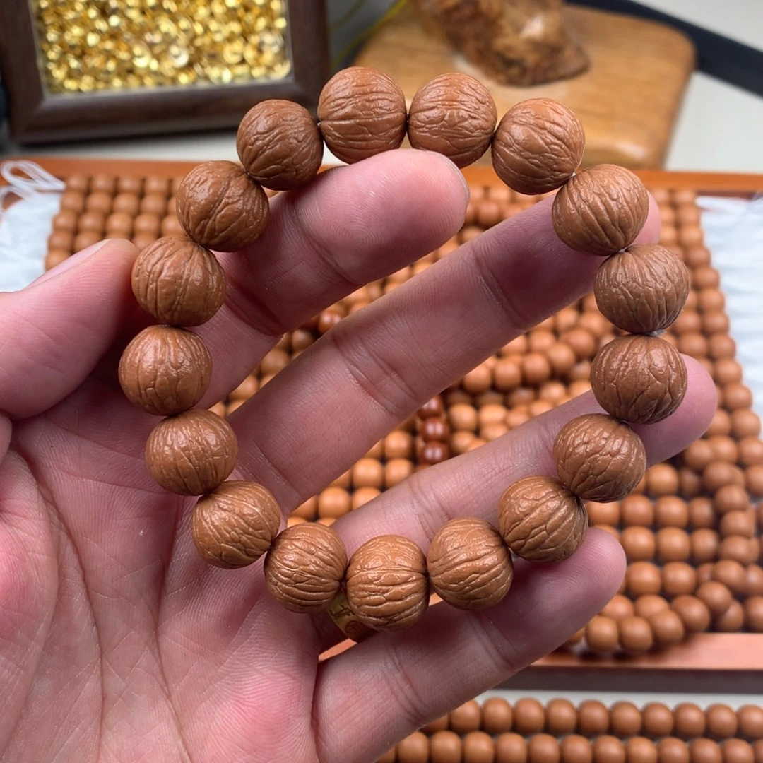 猴头核桃手串全品精打底凤羽