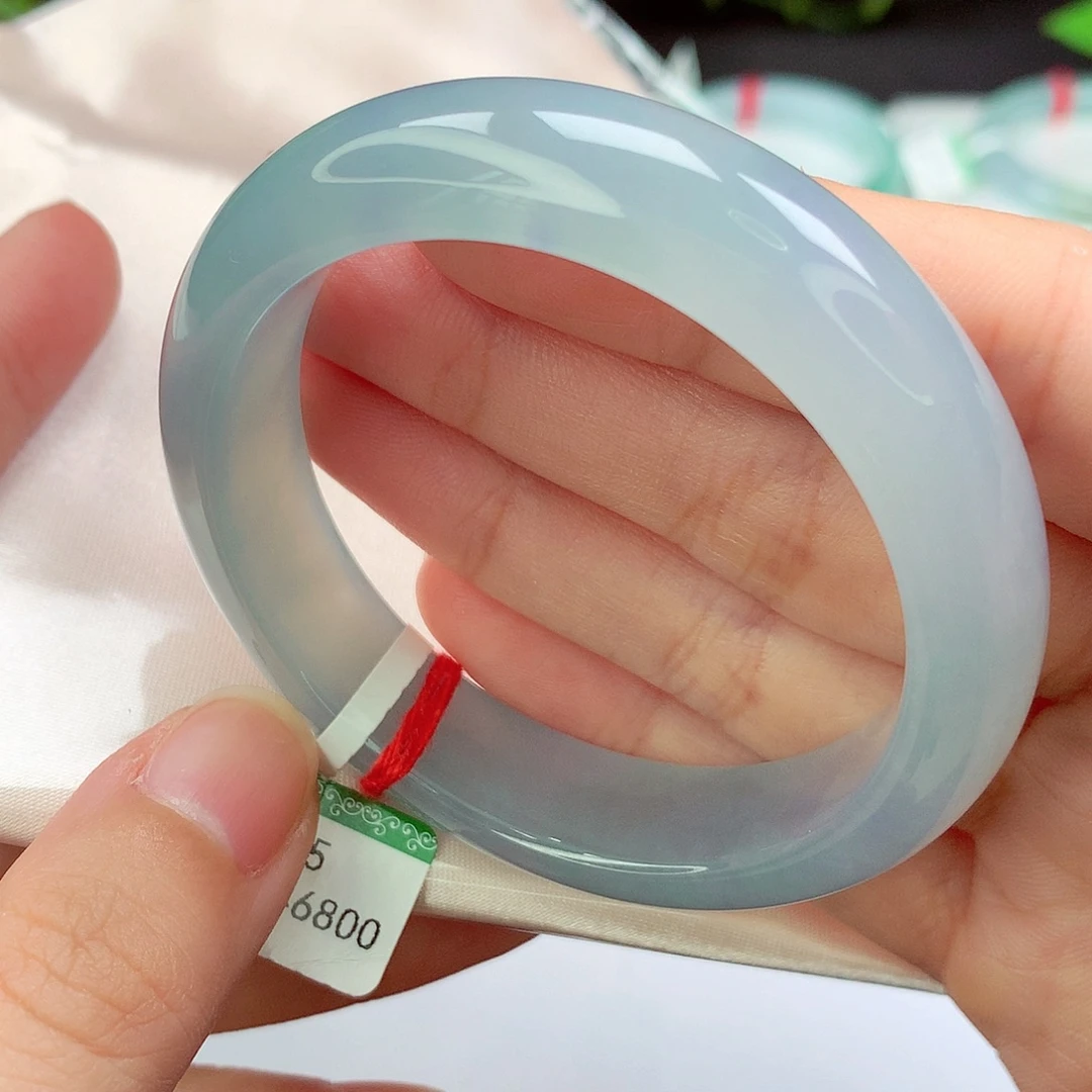 翡翠未镶嵌手镯缅甸天然翡翠手镯