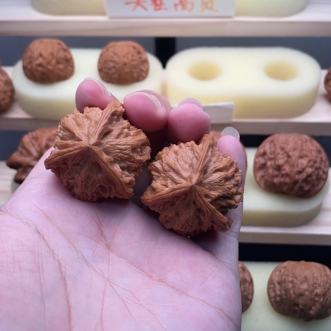 吊坠文玩核桃盘山三棱38