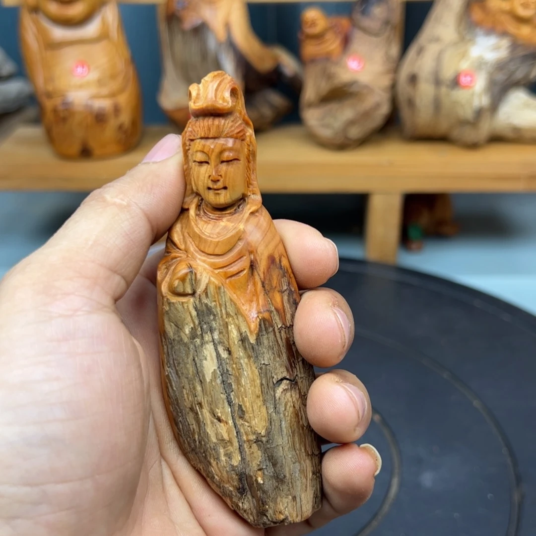 木暖*崖柏木摆件手把件
