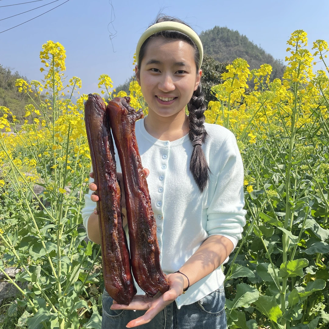 腊五花  腊肉土家烟熏 盐腌制 柴火熏制工艺散装
