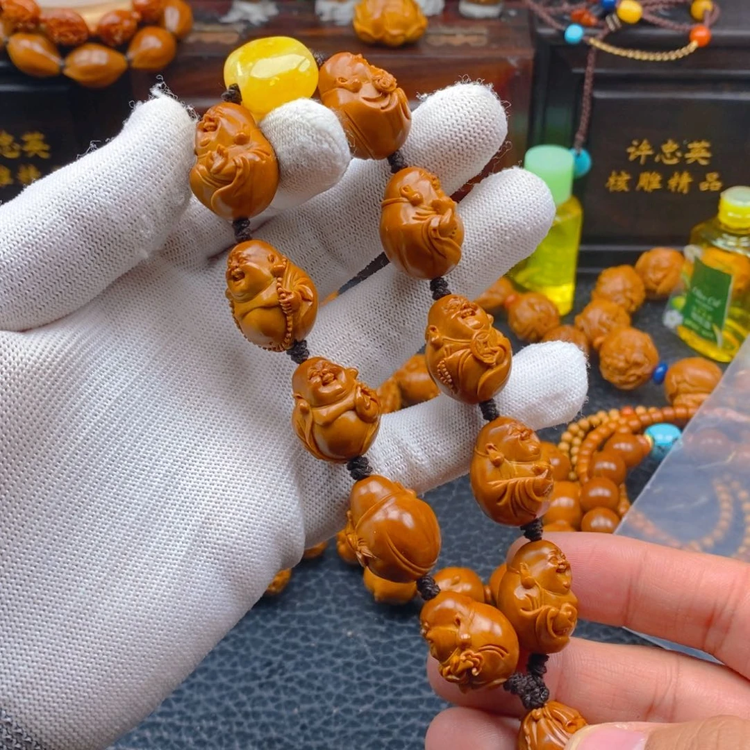 橄榄核手串/手链许忠英1.8逍遥布袋米勒