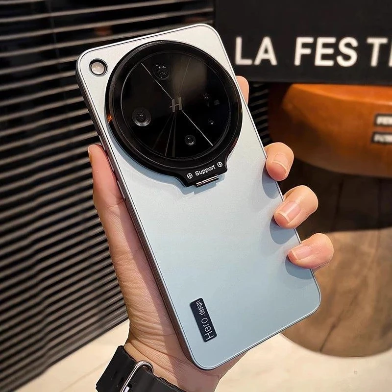 适用oppofindx8S+手机壳新款x8s隐形支架镜头全包磨砂防摔x8ultra