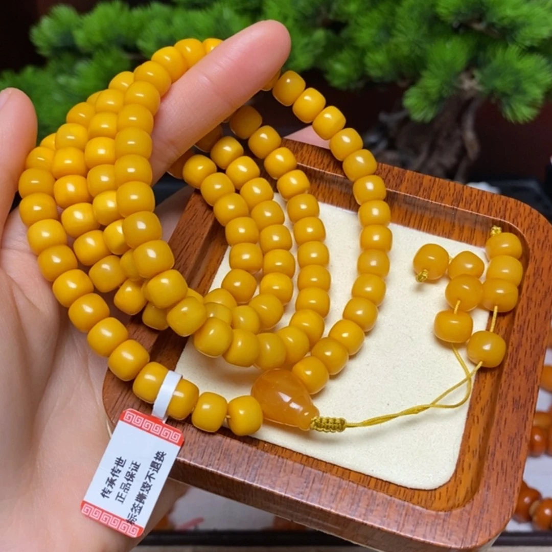 【闪购商品】蜜蜡颈饰未镶嵌项链