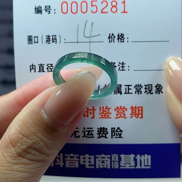 翡翠戒圈未镶嵌    5281