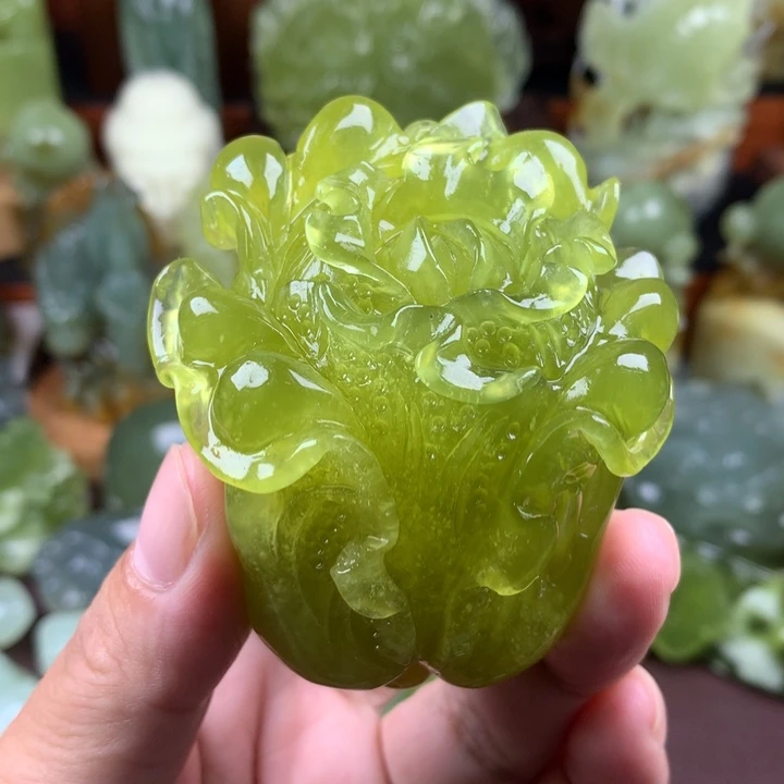 岫玉未镶嵌手把件