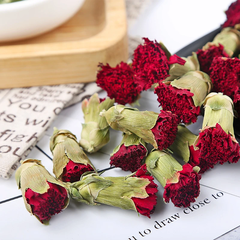 新货花干500g花直供康乃馨云南干花产地康乃馨花头散装花草茶