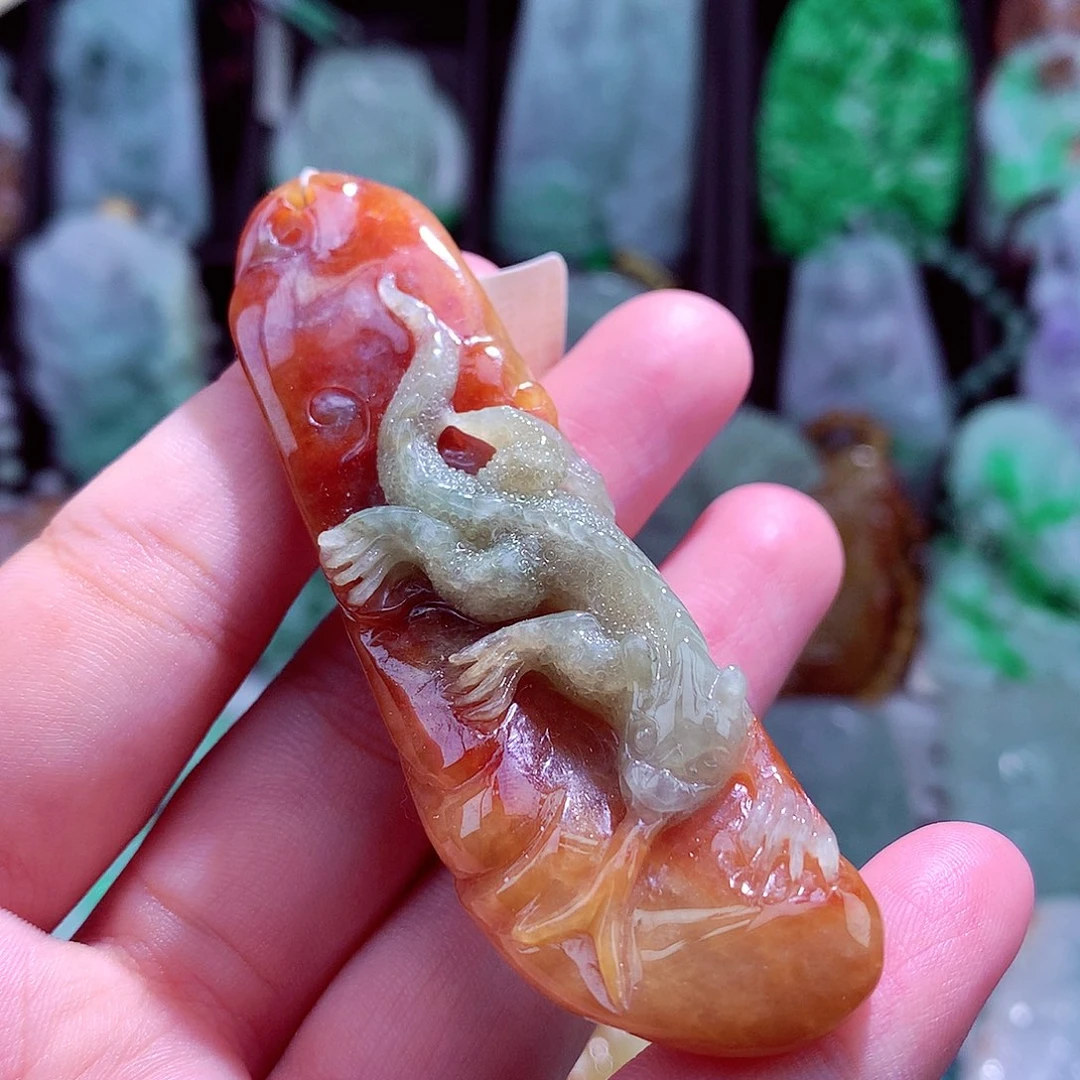 颈饰未镶嵌翡翠天然