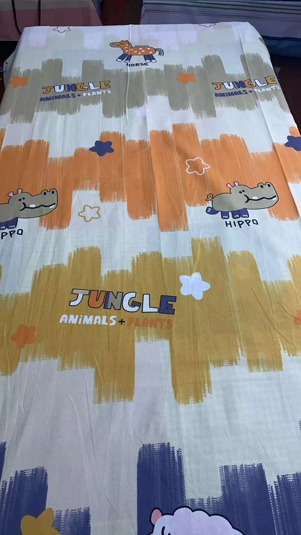 断码【河马】特厚原棉老粗布2.3*2.4米双人床单 吸汗透气软凉席