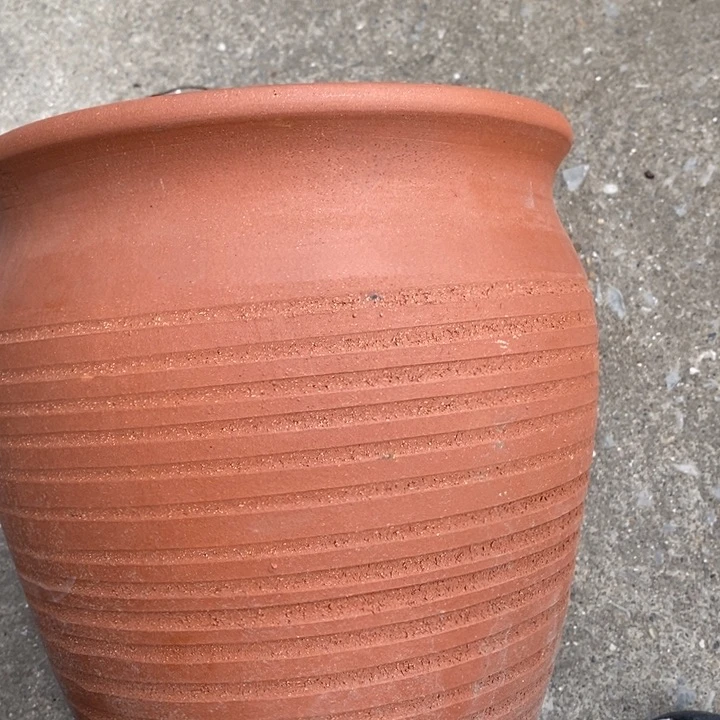 紫砂花盆高约26口约24
