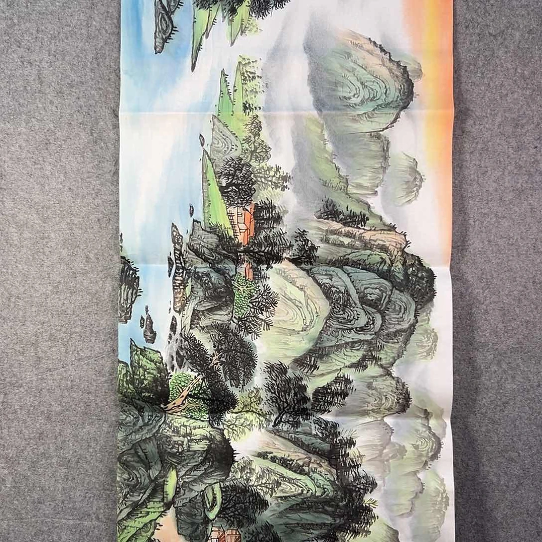 国画691 花鸟在此鸣叫时还要