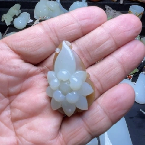 吊坠(不含链)未镶嵌和田玉