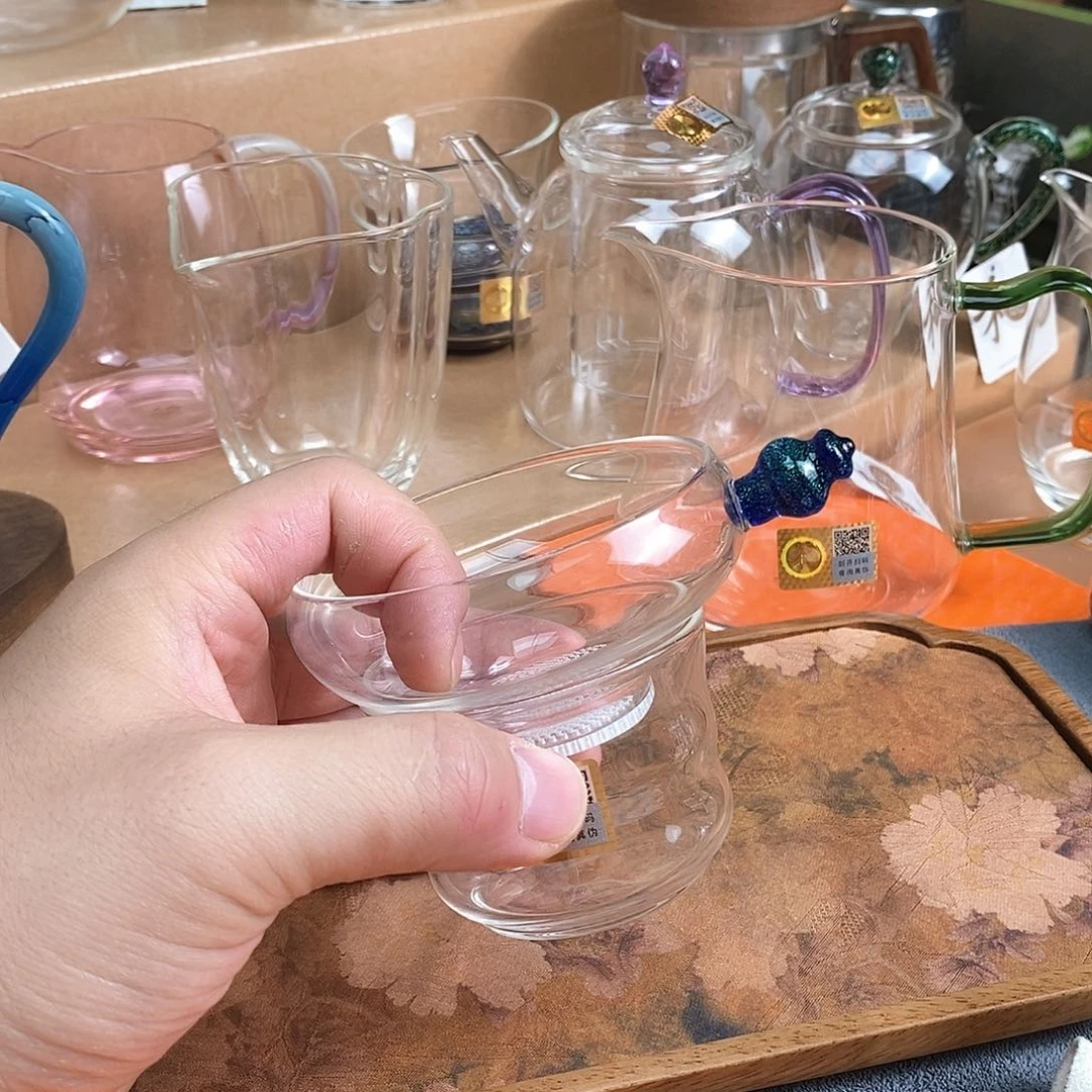 青***旧禾器奉珠滤网宝蓝金样品