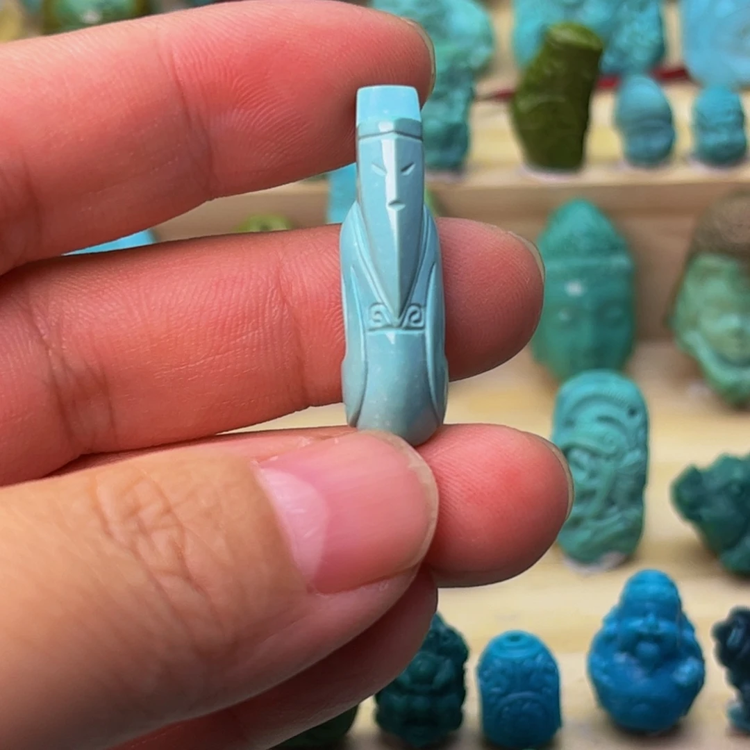 未镶嵌绿松石珠珠