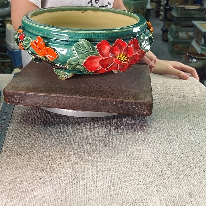 泳坤堂石湾盆陶瓷