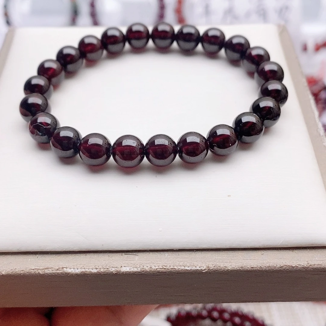 【闪购商品】石榴石手链未镶嵌8.0。 福利款