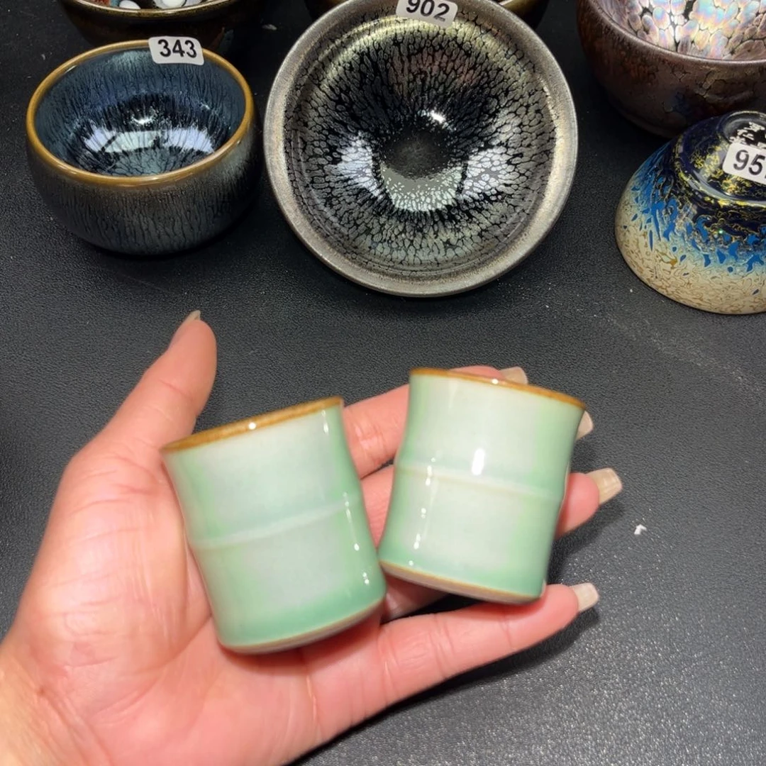 茶盏建盏单盏放大漏……