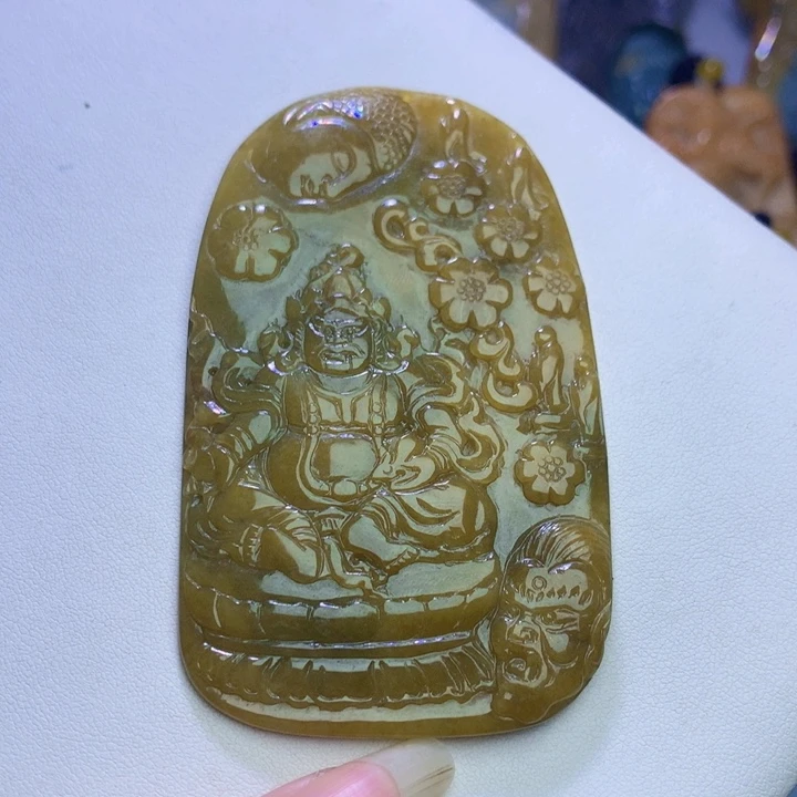 颈饰未镶嵌翡翠黄财