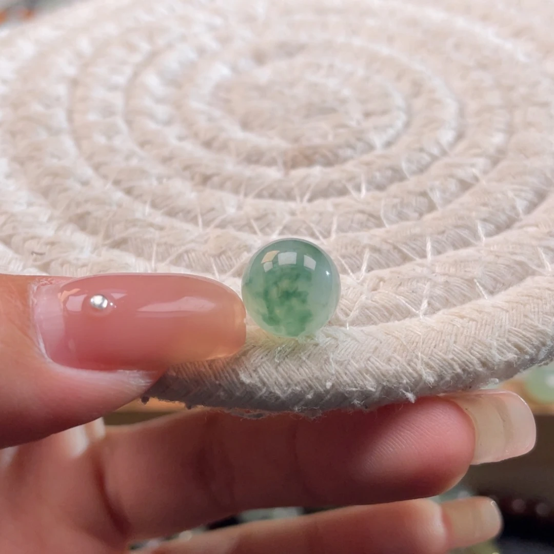 未镶嵌定制翡翠天然缅甸翡翠a货飘花10.8