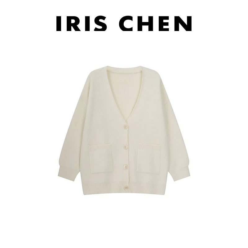 【现货】IRIS CHEN 摩洛哥 2025秋冬“绵羊毛兔毛780g”慵懒针织外套