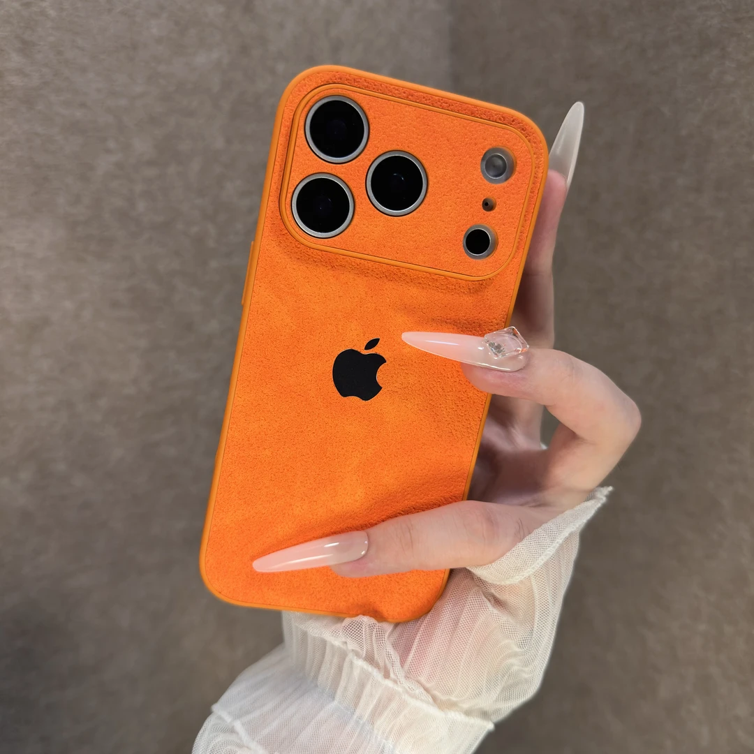 高级磨砂月坑纹适用苹果17promax手机壳iPhone16小众15个性14女13