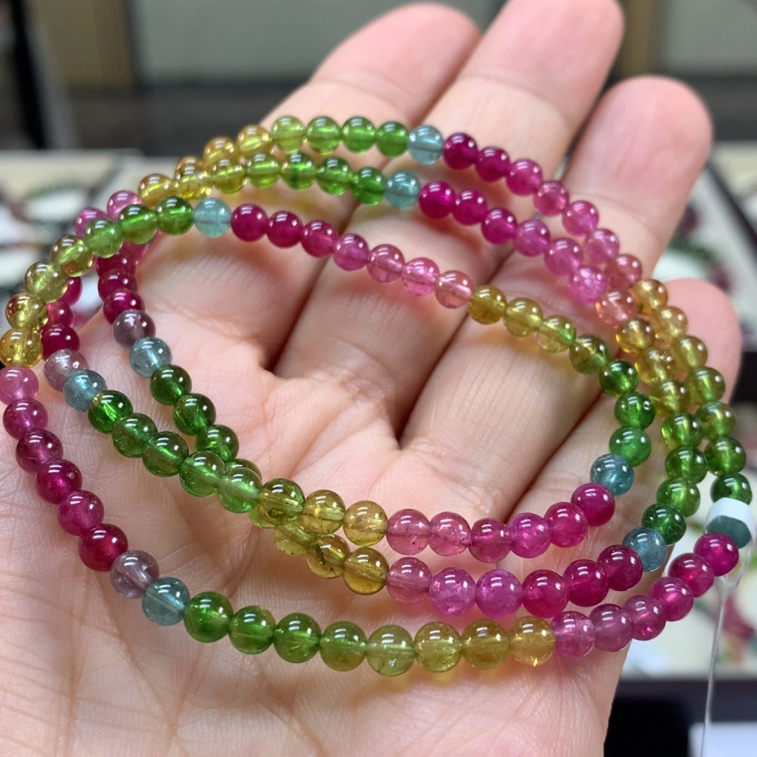 未镶嵌碧玺手链4.2左右