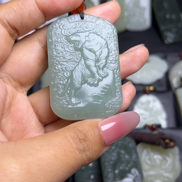 ****雷和田玉未镶嵌挂件