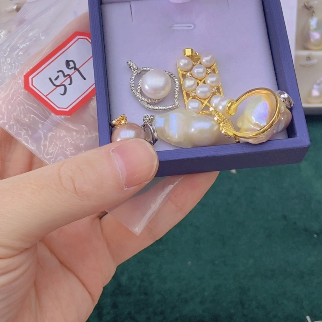 淡水珍珠颈饰银S925镶嵌