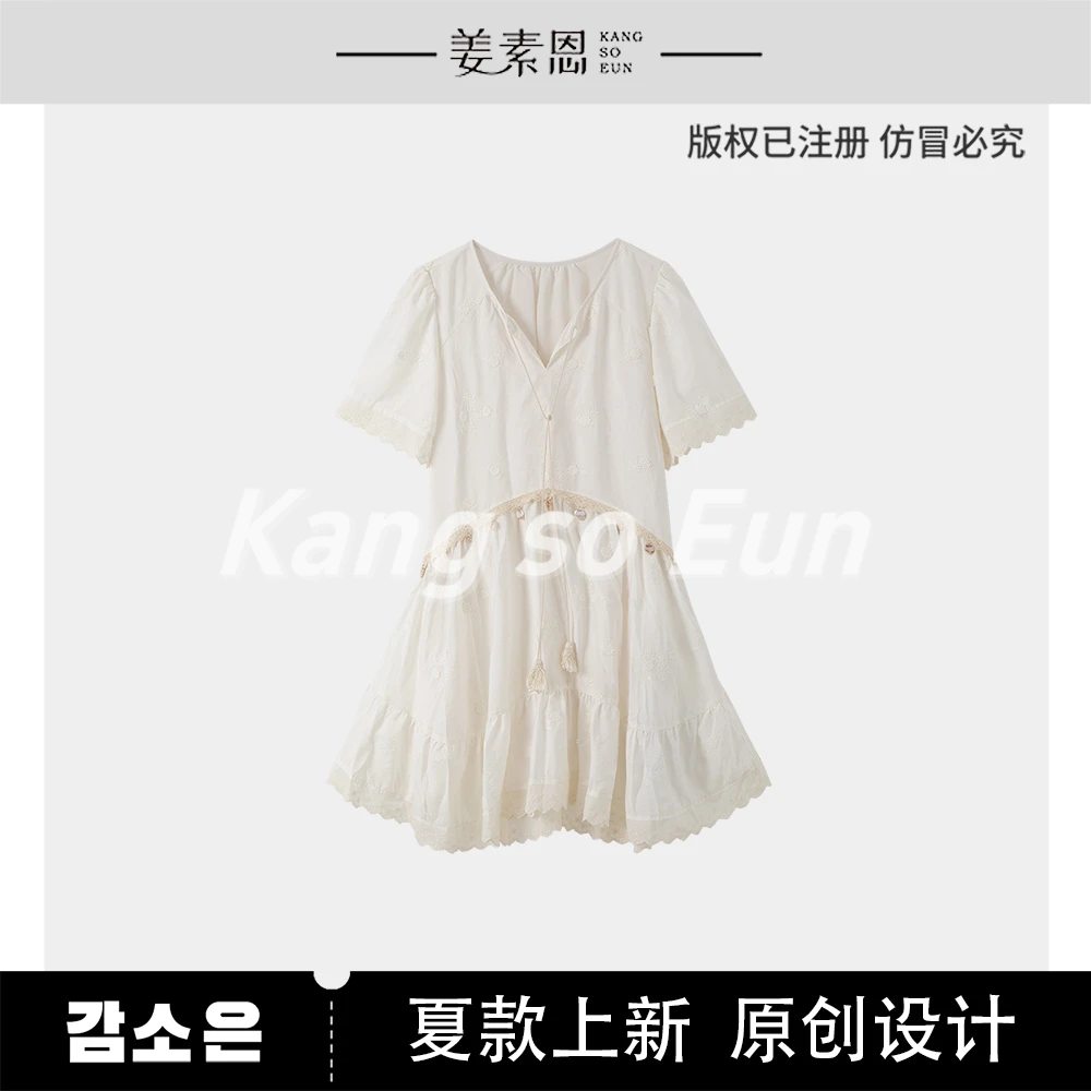 【小呆鸟专享】【慕枝南下】气质时尚设计感新款连衣裙子WG25XT926