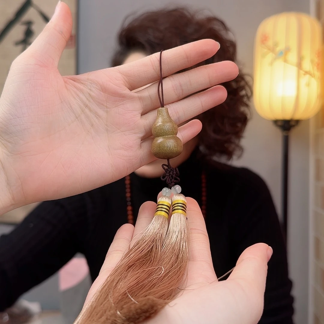 沉香吊坠海南黄油格流苏款吊坠