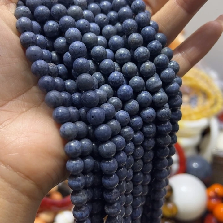 木质非金属0.7蓝扇子半成品