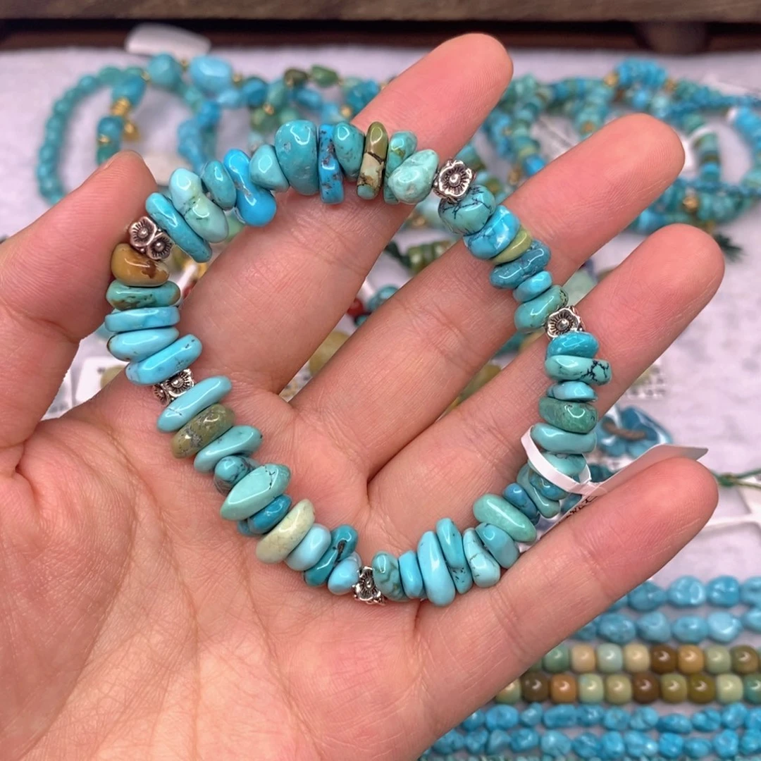 酱***油绿松石未镶嵌原矿