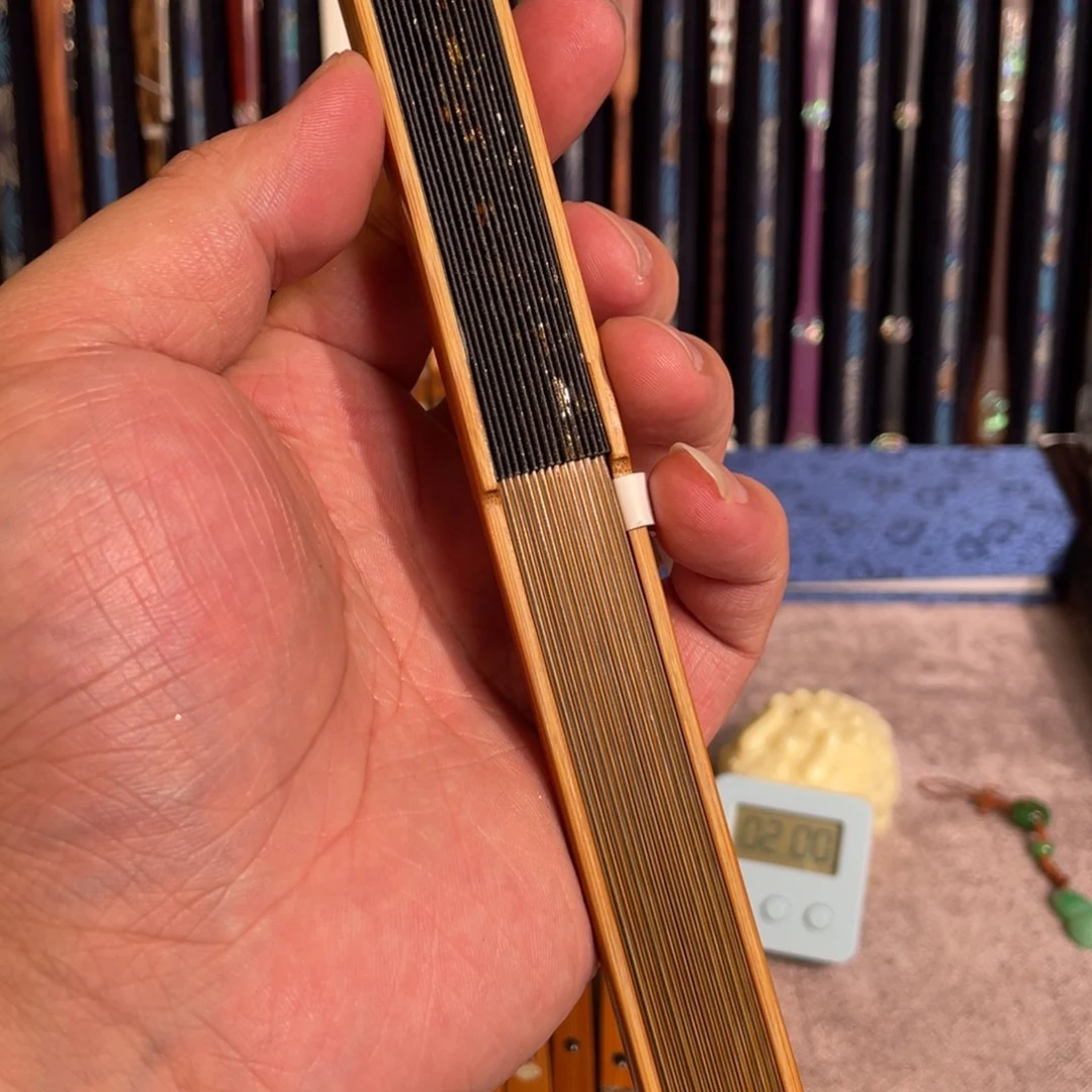 扇子手工制作工艺精湛