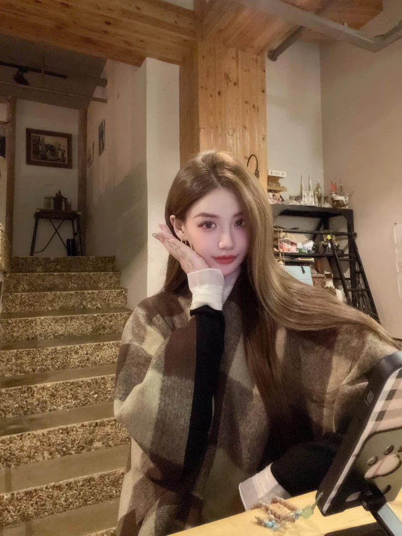 流苏高级感保暖外搭斗篷披肩 气质秋冬