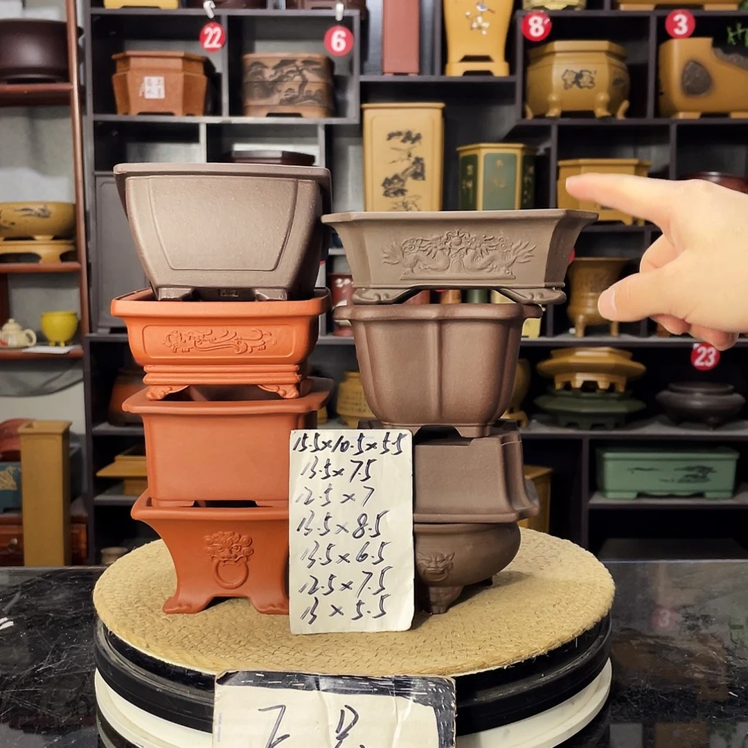 D-盆尚好紫砂花盆