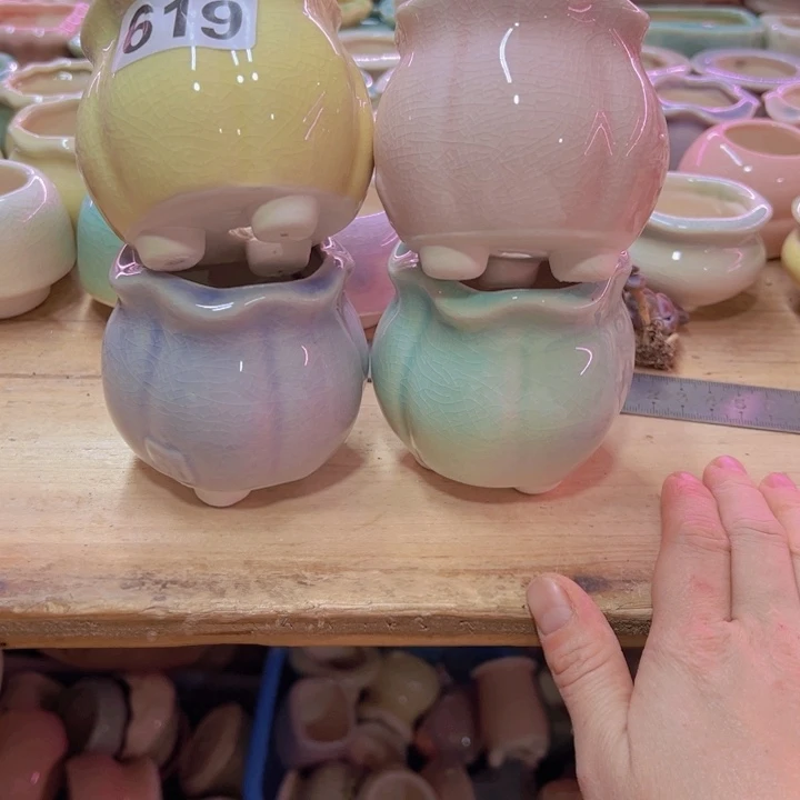 陶瓷花盆当场凑满12包邮