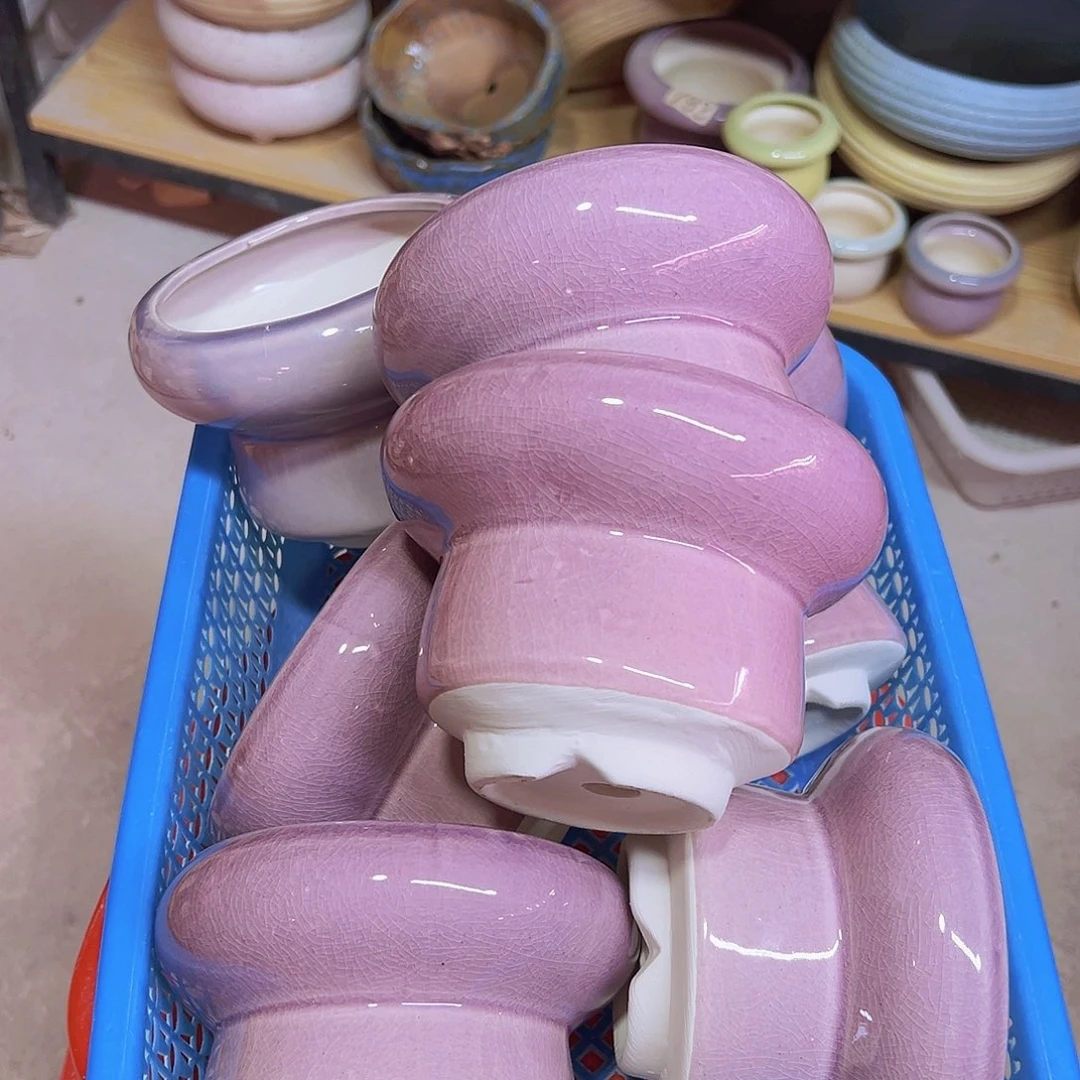 陶瓷花盆当场凑满12包邮随机瑕疵2个