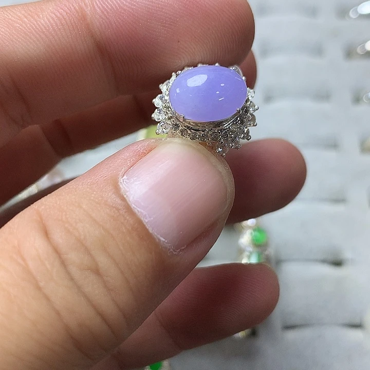 定制翡翠未镶嵌戒指