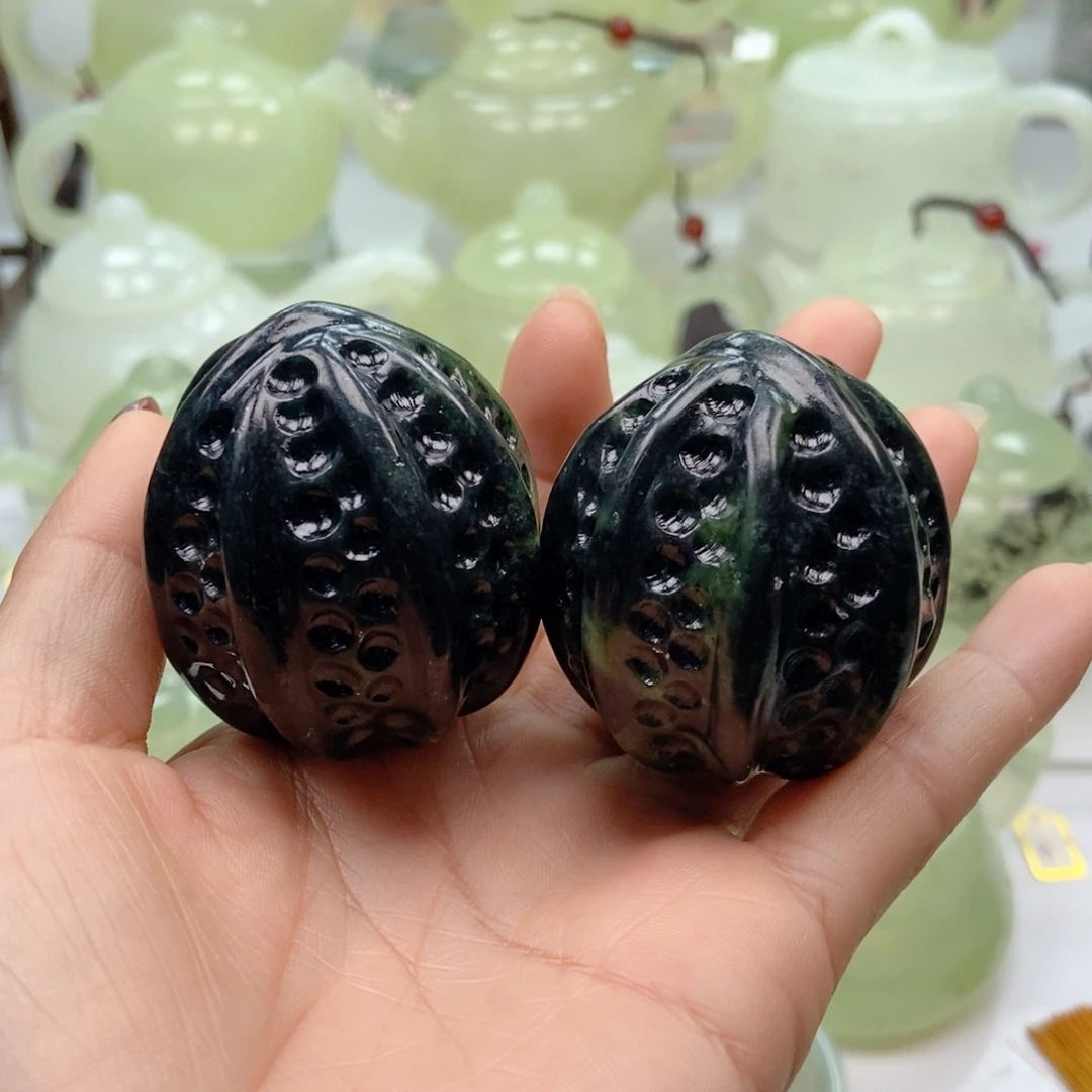 蛇纹石玉未镶嵌手把