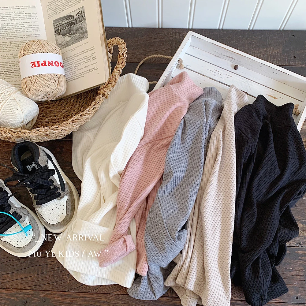 【炎炎妈咪】MY7245儿童打底衫春季韩版百搭高领内搭