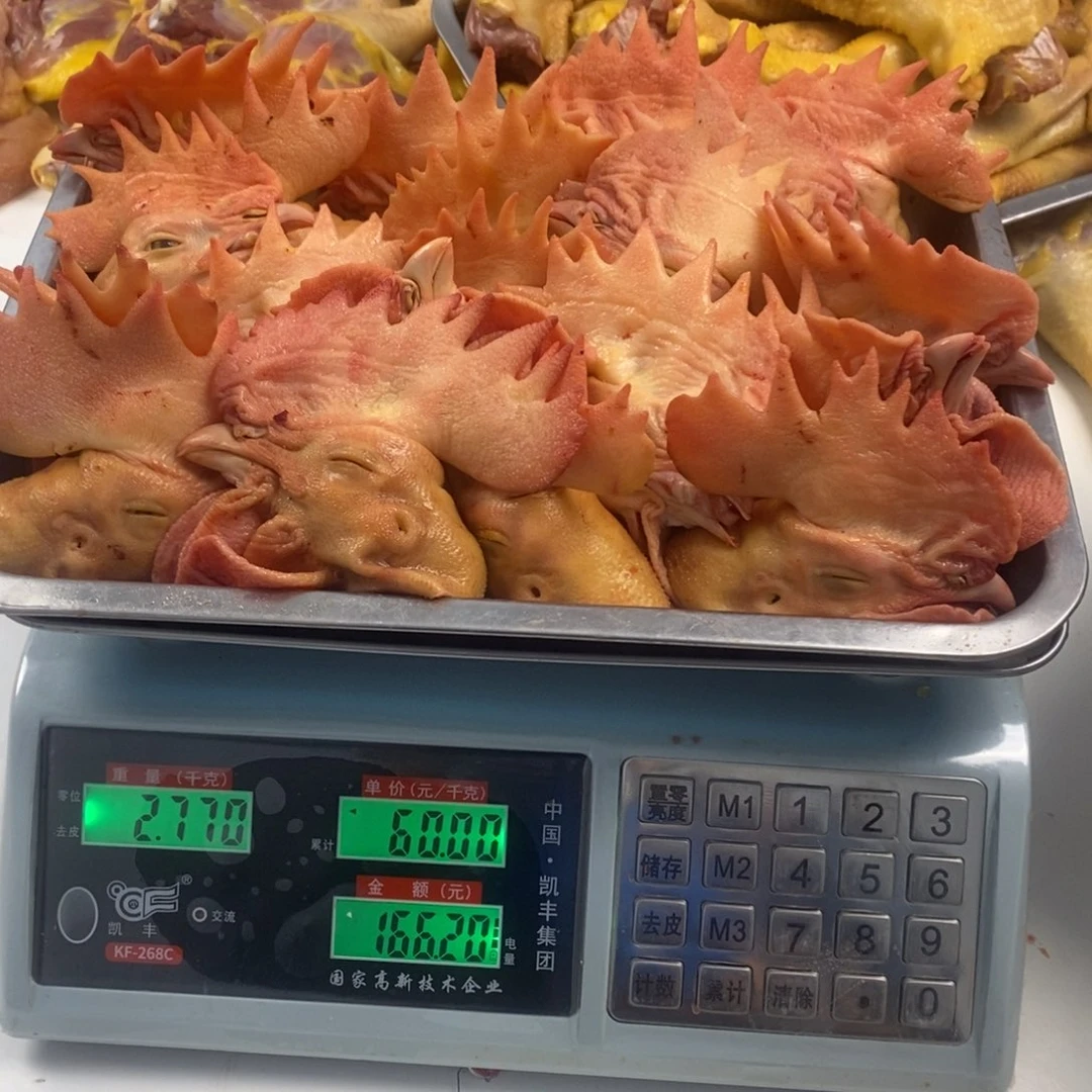 60天中国大陆包装鸡头