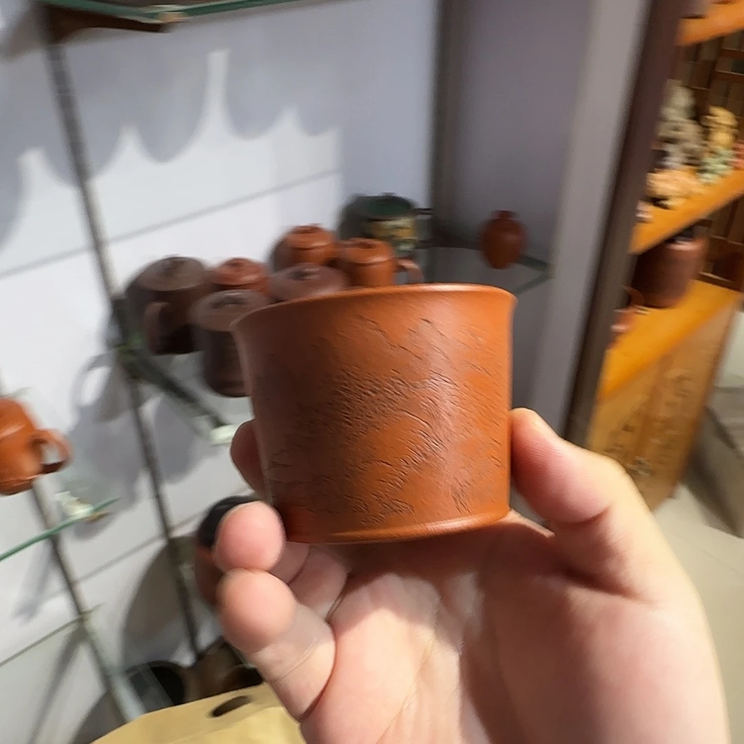 茶壶紫砂主人杯朱泥