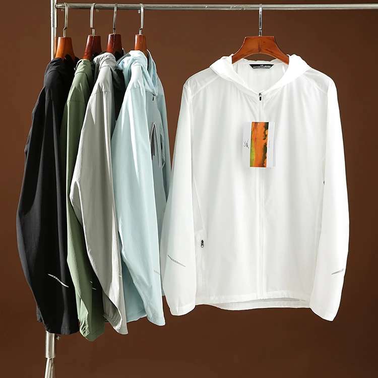 lu平替 薄速干透气防泼水男士夏季防紫外线户外防晒衣外套mt002