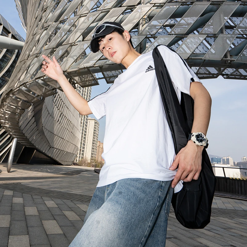 【多帮】阿迪达斯短袖T恤男装25新款宽松休闲短袖半袖 IC9334